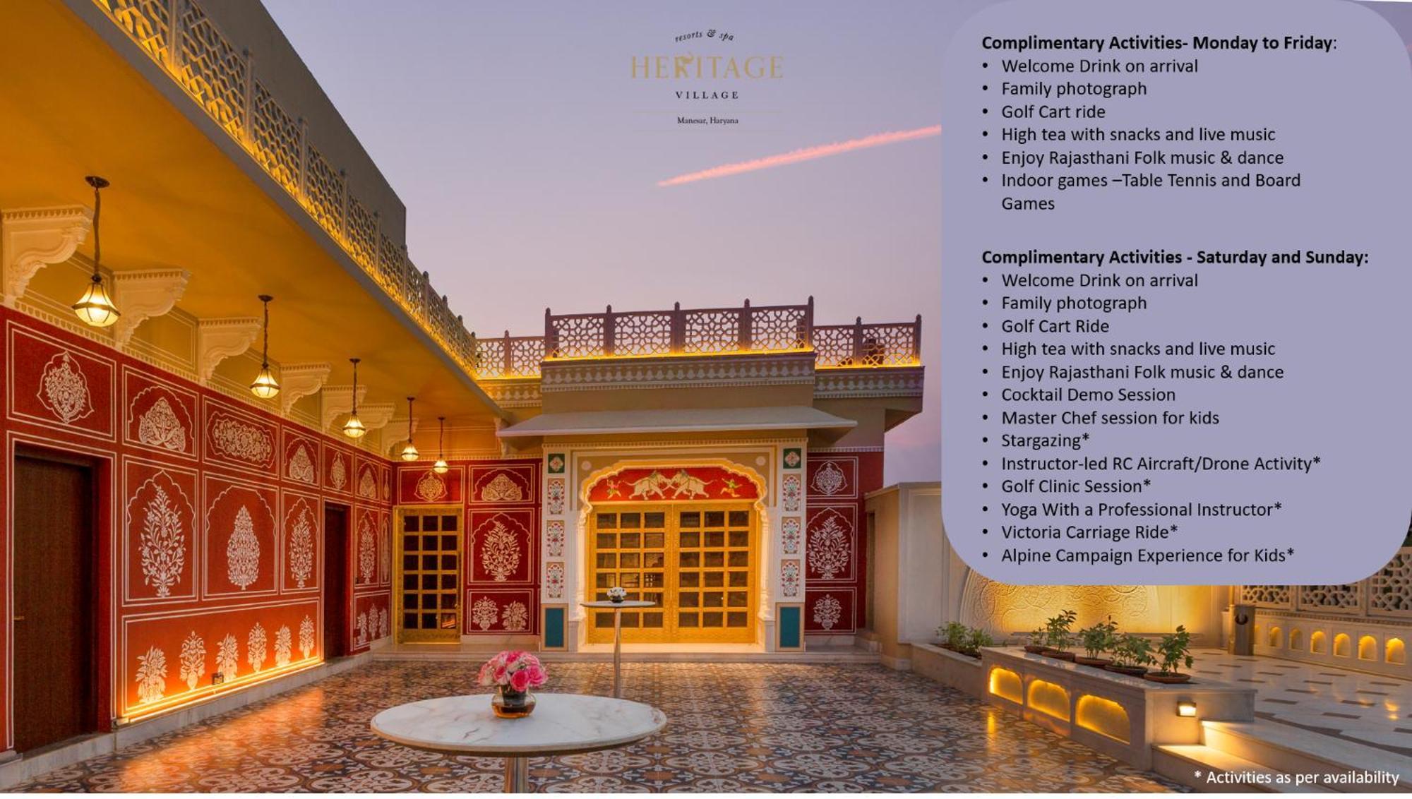 Heritage Village Resort & Spa Manesar-גורגאון מראה חיצוני תמונה